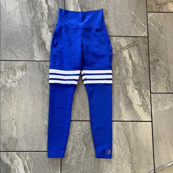 💙Bombshell Sportswear Perform Thigh High Legging size small retro blue - Picture 2 of 7